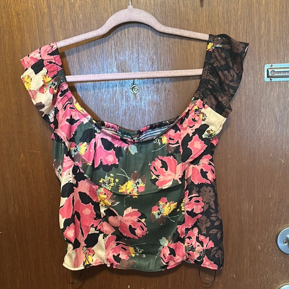 NWOT Free People Mimi Off The Shoulder Top - Picture 4 of 11